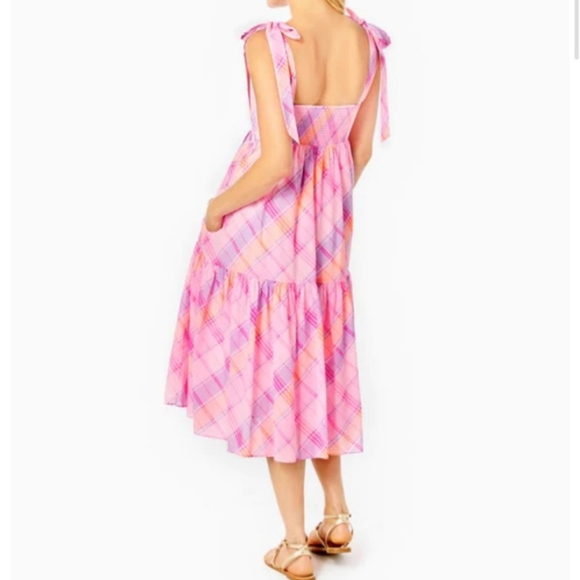 Lilly Pulitzer Anlee Midi Dress Size 6 - Picture 2 of 5